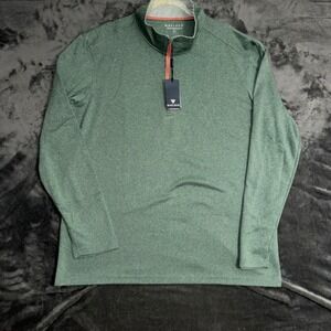 NWT Mens 2XL Maelreg Performance Quarter Zip Pullover Green New Golf Athletic